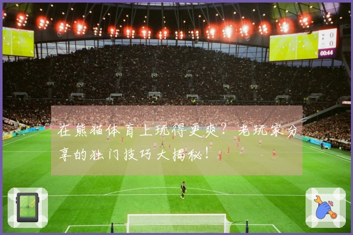 在熊猫体育上玩得更爽？老玩家分享的独门技巧大揭秘！